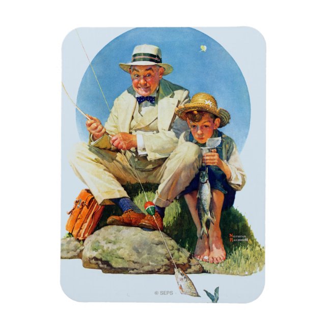 Fånga Big One Magnet (Vertikal)