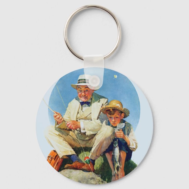 Fånga Big One Nyckelring (Framsida)