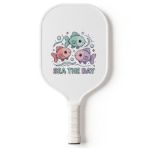 "Fånga Dagen" Färgrik Fisk Strand Paddle boll