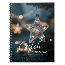 Fånga den magiska julstjärnan anteckningsbok