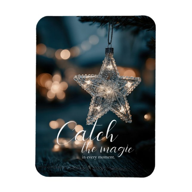 Fånga den magiska julstjärnan magnet (Vertikal)