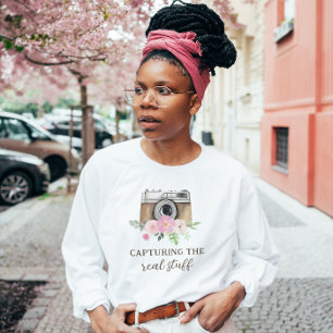 Fånga den riktiga Saker-fotografen Sweatshirt T Shirt