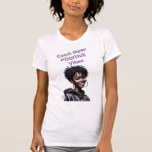 Fånga dessa POSITIVA VIBES T-Shirt