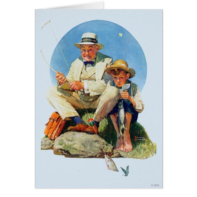 Fånga det stora hälsningskort (Framsidan)