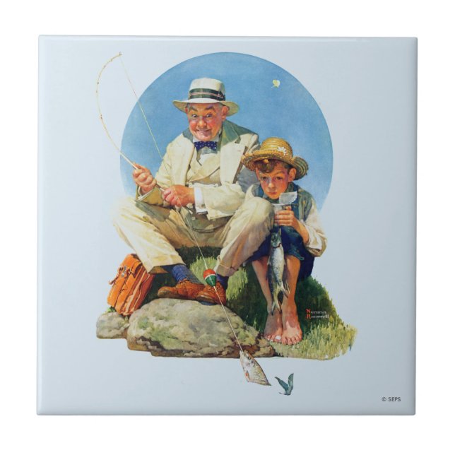 Fånga det stora kakelplatta (Framsidan)