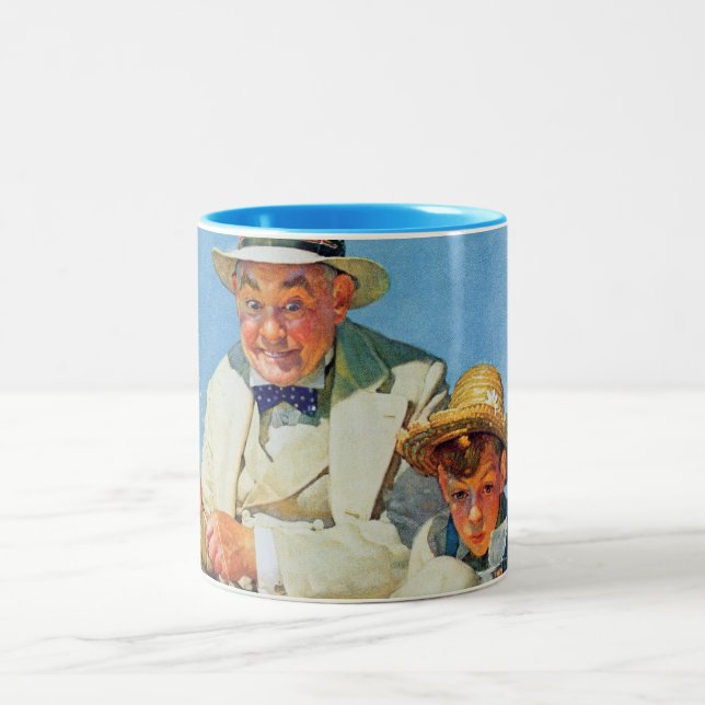 Fånga det stora Två-Tonad mugg (Center)