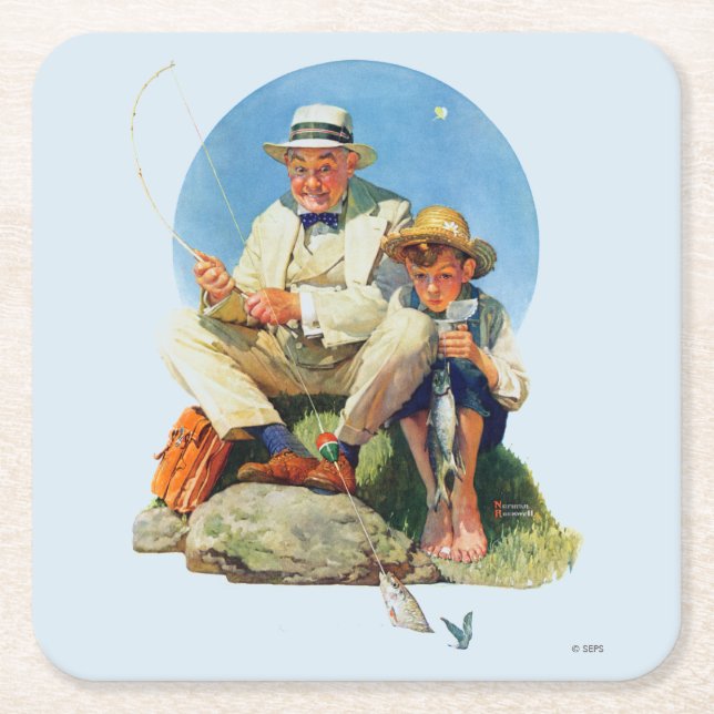 Fånga det stora underlägg papper kvadrat (Framsidan)