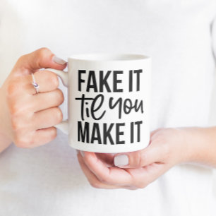 Fånga det tills du gör det. kaffemugg
