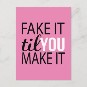 Fånga det tills du gör det vykort