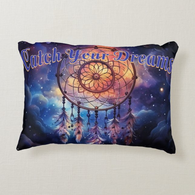 Fånga din dolda dekorfärg prydnadskudde (Baksidan)