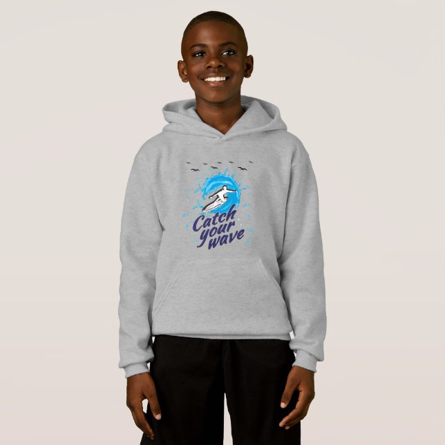 Fånga din våg t shirt (Hel framsida)