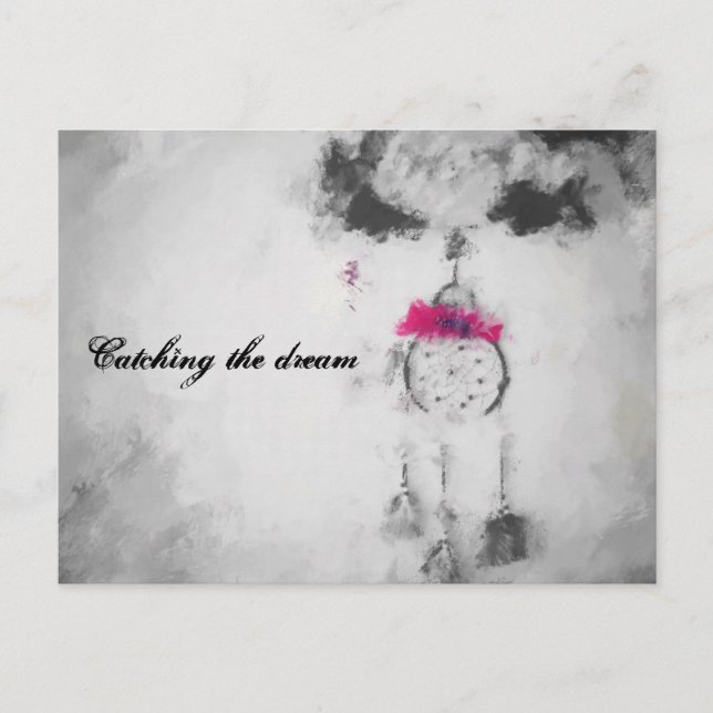 Fånga drömmen vykort (Framsida)