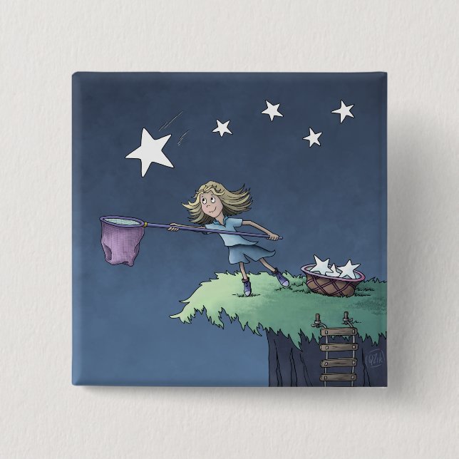 Fånga en fallande stjärna - Knappen Önskemål samla Knapp (Framsida)