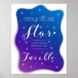 Fånga en fernissa stjärna poster