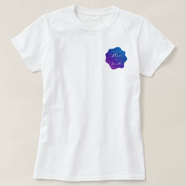 Fånga en fernissa stjärna t-shirt (Design framsida)