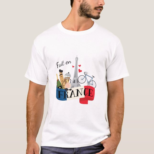 Fånga en Frankrike T Shirt (Framsida)