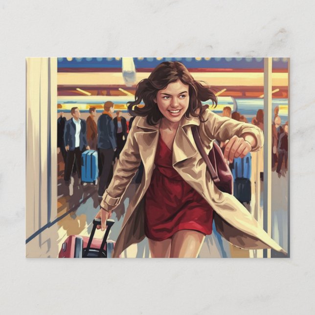 Fånga ett vykort för flygplansteckningar (Framsida)