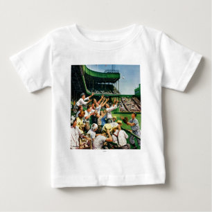 Fånga hem springaboll t-shirt