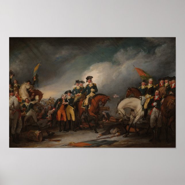 Fånga hessianerna i Trenton - John Trumbull Poster (Framsidan)