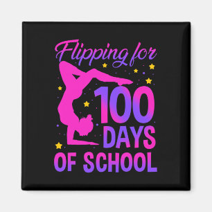 Fånga i 100 dagar av skolGymnastikgymnast Magnet