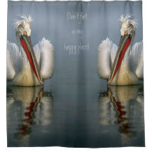 Fånga inte i min lycklig ställe! Shower Curtain