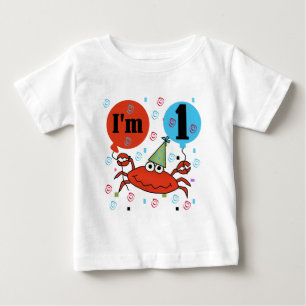 Fånga krabbor 1st födelsedagTshirts och Gfits T Shirt