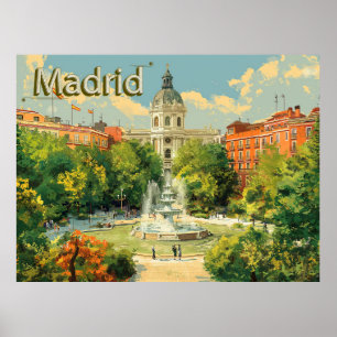 Fånga Madrids skönhet Poster