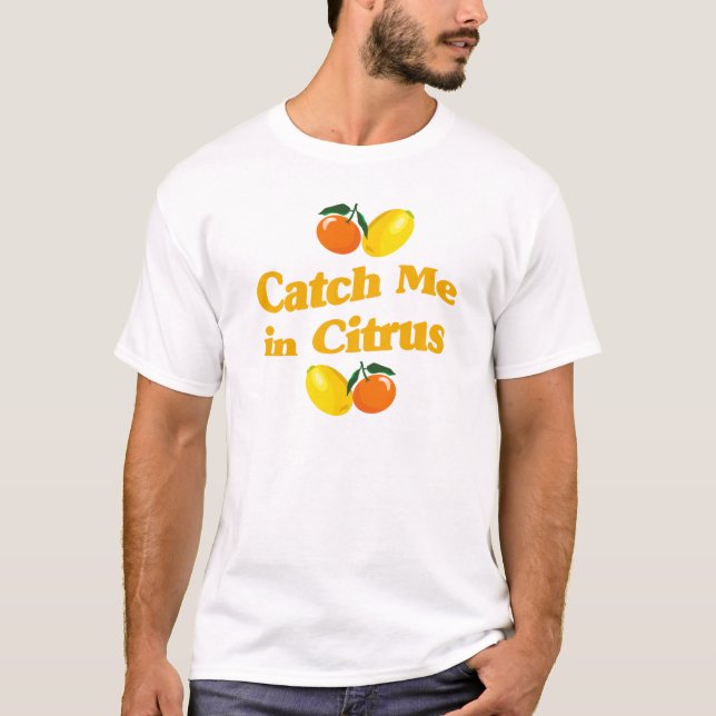 Fånga mig i Citrus - Lemondesign T Shirt (Framsida)