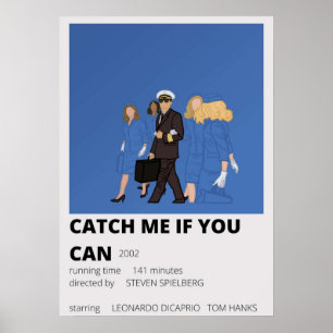 fånga mig om du kan minimalistera poster
