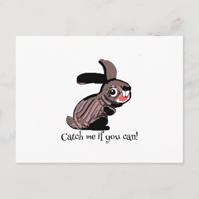 Fånga mig om du kan vykort (Framsida)