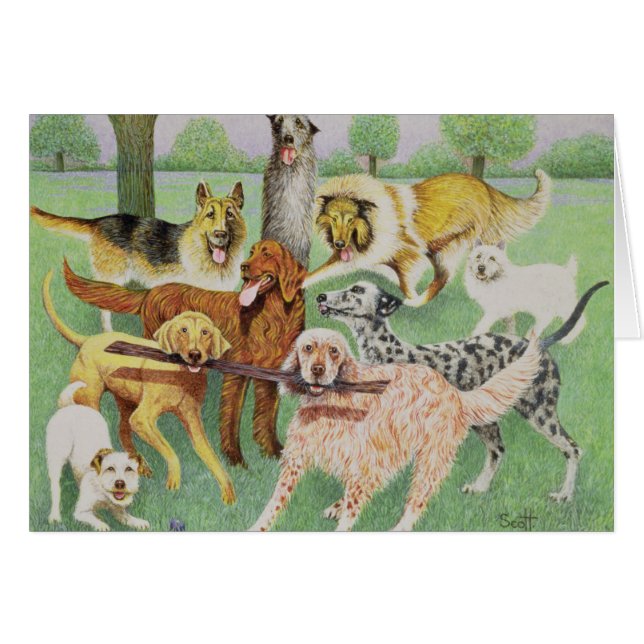 Fånga och bär hälsningskort (Framsidan Horizontal)