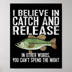 Fånga Och Släppa Roligt Fiske  Poster