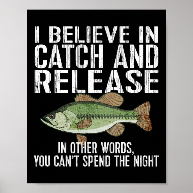 Fånga Och Släppa Roligt Fiske  Poster (Framsidan)