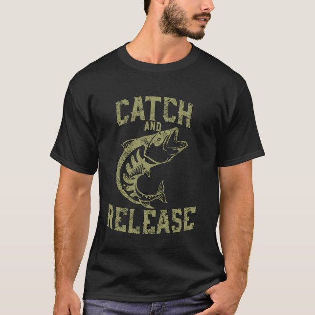 fånga och släppa t shirt (Framsida)