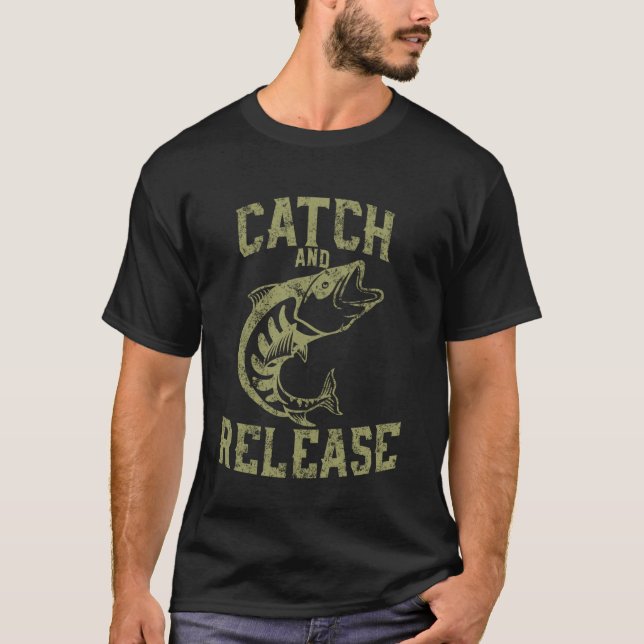 fånga och släppa t shirt (Framsida)