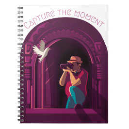 Fånga ögonblicket anteckningsbok