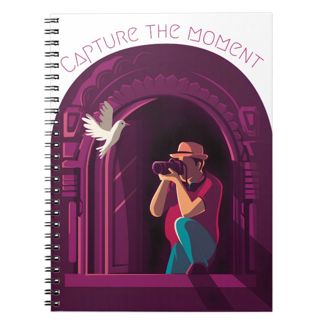 Fånga ögonblicket anteckningsbok (Framsidan)