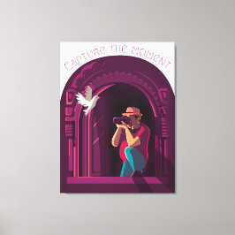 Fånga ögonblicket canvastryck