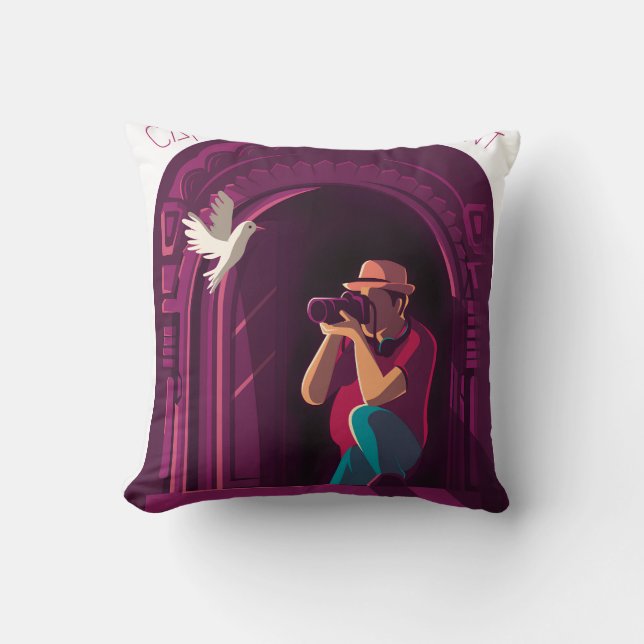 Fånga ögonblicket kudde (Framsida)