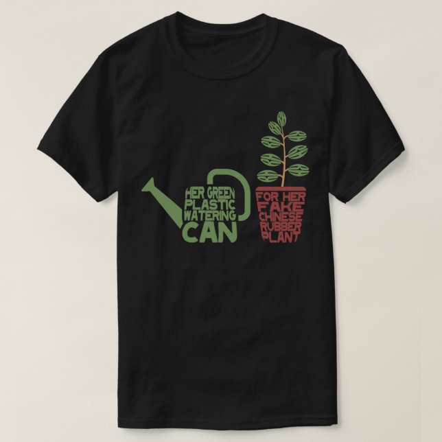 Fånga plastiskt Träd alternativt Sten-design T Shirt (Design framsida)