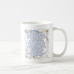 Fånga psykiatriskt kaffemugg