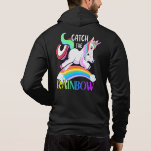 Fånga regnbågens enhörningsdesign t shirt
