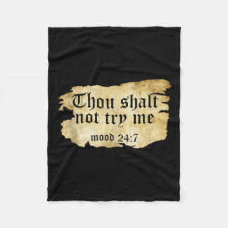 Fånga skriptcitattecken som du inte ska prova mig  fleecefilt