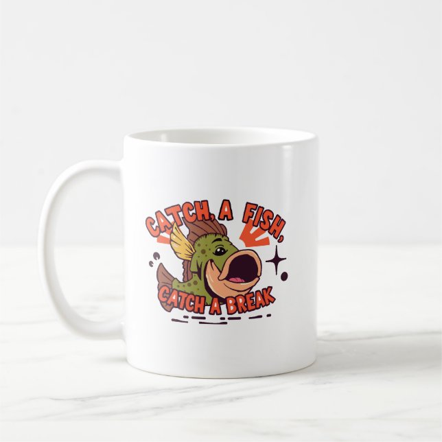 Fånga, Slappna av, Upprepa! Kaffemugg (Vänster)