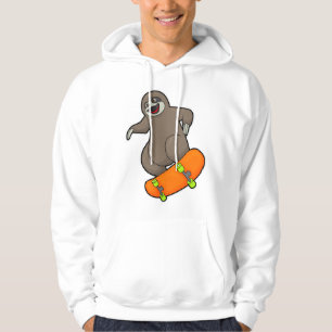 Fånga som Skater med Skateboard Hoodie
