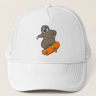 Fånga som Skater med Skateboard Keps