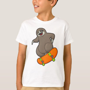 Fånga som Skater med Skateboard T Shirt
