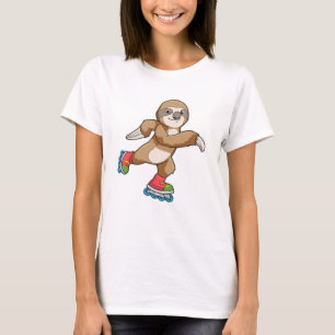 Fånga som Skater med textbundna skal T Shirt