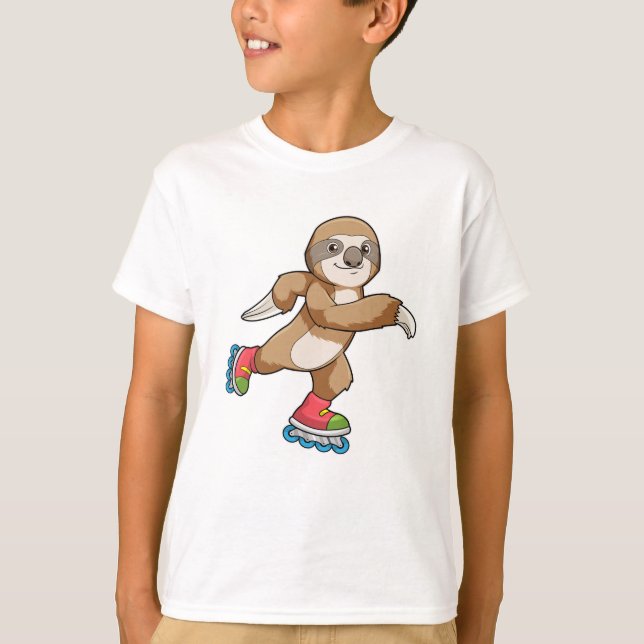 Fånga som Skater med textbundna skal T Shirt (Framsida)