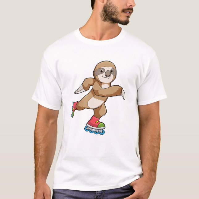 Fånga som Skater med textbundna skal T Shirt (Framsida)